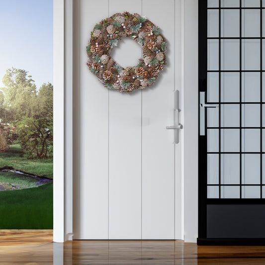 18.5'' PINE CONE WREATH